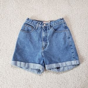 Women's sz 28 Vintage Guess Mom Jean Shorts 80s 90s USA